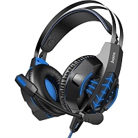 Игровые наушники Hoco W102 Cool Tour Black/Blue (740939) Игровые наушники Hoco W102 Cool Tour Black/Blue (740939)