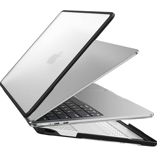 Пластиковая накладка (верх и низ) DK HardShell Case для Apple MacBook Pro 16" M1-M4 A2485/A2780/A2991/A3403/A3186 (2021-2024) Black