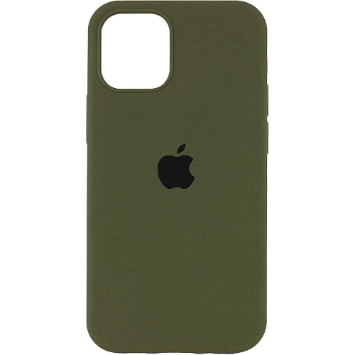 Чехол Silicone Case для Apple iPhone 15 Pro Dark Olive AA