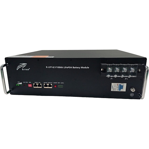 Аккумулятор Ritar LiFePO4 48V (48V/100Ah/4800Wh) (R-LFP48V100Ah) Аккумулятор Ritar LiFePO4 48V (48V/100Ah/4800Wh) (R-LFP48V100Ah)