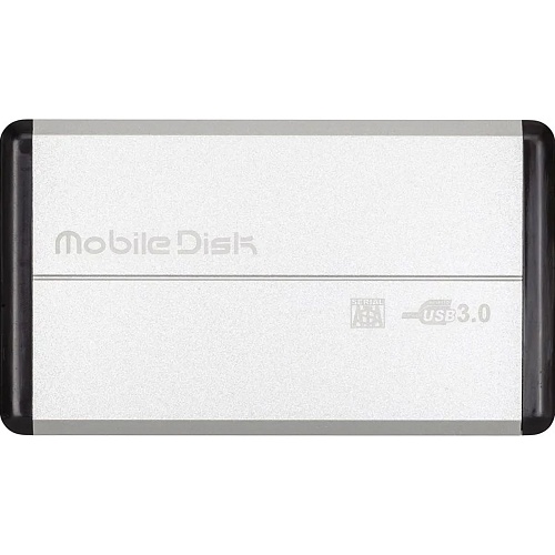 Внешний карман PowerPlant HDD 2.5" to USB 3.0 Silver (HC380015)