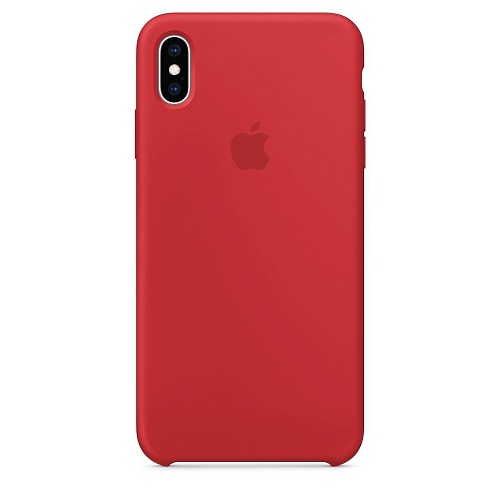 Чехол Silicone Case для Apple iPhone XS Max (Red) ААА