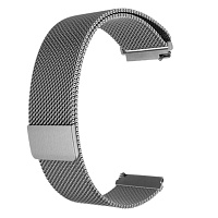Універсальний ремінець DK Metal Milanesse Loop Magnetic Band для Huawei, Samsung, Xiaomi 22mm Grey