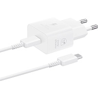 Сетевое зарядное устройство Samsung 25W + Cable USB-С to USB-С White (EP-T2510XWEGEU) Сетевое зарядное устройство Samsung 25W + Cable USB-С to USB-С White (EP-T2510XWEGEU)