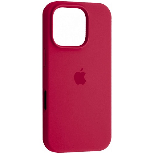 Чехол Silicone Case для Apple iPhone 16 Pro Rose Red AA