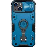 Чехол Nillkin CamShield Armor Pro no logo для Apple iPhone 14 Plus Blue