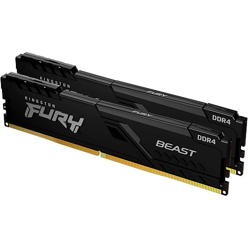 Модуль памяти DDR4 Kingston FURY Beast 2x8GB 3600MHz (KF436C17BBK2/16)