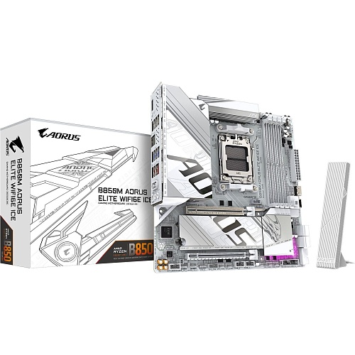 Материнская плата AORUS B850M Elite WIFI 6E Ice