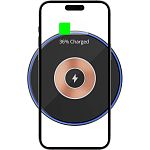 Беспроводное зарядное устройство WiWU Starry 15W Transparent Black (Wi-W013)