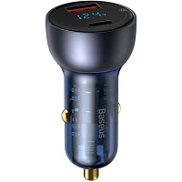 Автомобильное зарядное устройство Baseus Particular Digital Display Dual QC4.0+ 65W (CCKX-C0G)