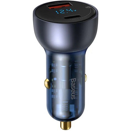 Автомобільний зарядний пристрій Baseus Particular Digital Display Dual QC4.0+ 65W (CCKX-C0G) - придбати в Дніпрі, Україні: ціна, характеристики | інтернет-магазин TOUCH