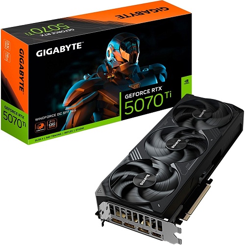 Відеокарта Gigabyte GeForce RTX 5070 Ti WINDFORCE SFF OC 16G (GV-N507TWF3OC-16GD) UA - придбати в Дніпрі, Україні: ціна, характеристики | інтернет-магазин TOUCH