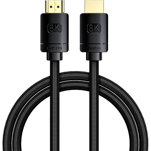 Кабель Baseus High Definition HDMI 2.0 8K 1.5m Black (WKGQ040101) - придбати в Дніпрі, Україні: ціна, характеристики | інтернет-магазин TOUCH