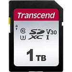 Карта памяти Transcend SDXC 300S 1TB UHS-I U3 Class 10 V30 (TS1TSDC300S)