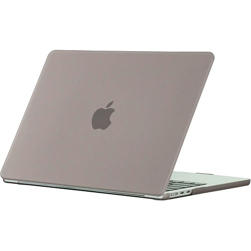 Пластиковая накладка (верх и низ) HardShell Matte Case для Apple MacBook Pro 16.2" M2 A2681 2023 Grey