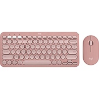 Комплект (клавиатура + мышь) Logitech Pebble 2 Combo Rose (920-012241) UA
