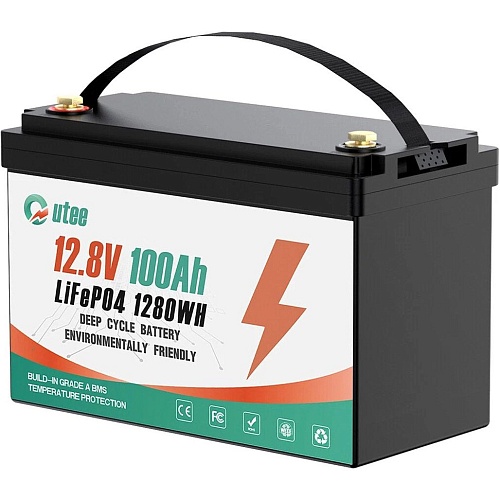 Аккумулятор Outee LiFePO4 12V (12.8V/100Ah/1280Wh)