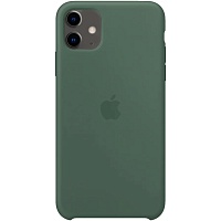 Чехол Silicone Case для Apple iPhone 11 (Pine Green) AA