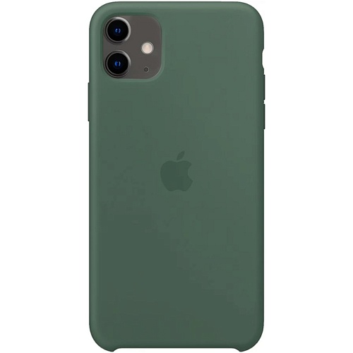 Чехол Silicone Case для Apple iPhone 11 (Pine Green) AA