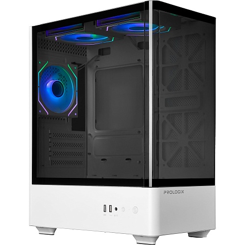 Корпус Prologix Lumi GM-01AW Glass White