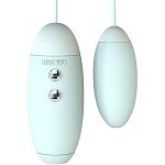 Вакуумный стимулятор с виброяйцом 2 в 1 KissToy Miss VV Cyan (SO3621)