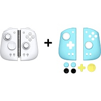 Геймпад Mobapad M6 HD Controller Pro Joy-Сons + Cyan Panel для Nintendo Switch (L и R геймпад)