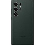 Чехол Epik Leather Case для Samsung Galaxy S24 Ultra Pine Green AAA