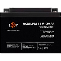 Аккумулятор LogicPower AGM 12V (12V20Ah/240Wh) (22882) Аккумулятор LogicPower AGM 12V (12V20Ah/240Wh) (22882)