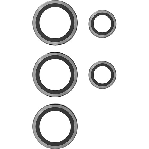 Защитное стекло на камеру Monblan Metal Ring Series для Samsung Galaxy S24 Ultra Gray