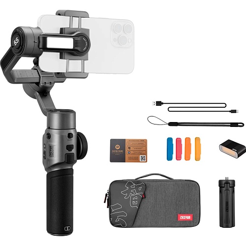 Стабілізатор відеозйомки Zhiyun Smooth 5S Combo Grey - придбати в Дніпрі, Україні: ціна, характеристики | інтернет-магазин TOUCH