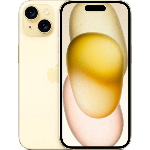 Смартфон Apple iPhone 15 256GB eSIM Yellow (MTM63)