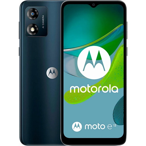 Смартфон Motorola Moto E13 8/128GB Cosmic Black (PAXT0079RS) UA-UCRF