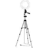 Кільцева LED лампа зі штативом AC Prof 1704 16см - придбати в Дніпрі, Україні: ціна, характеристики | інтернет-магазин TOUCH