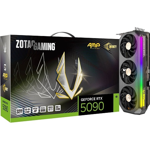 Відеокарта Zotac GAMING GeForce RTX 5090 32GB AMP Extreme INFINITY (ZT-B50900B-10P) EU - придбати в Дніпрі, Україні: ціна, характеристики | інтернет-магазин TOUCH
