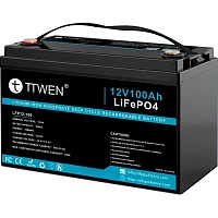 Аккумулятор TTWEN LiFePO4 12V (12.8V/100Ah/1280Wh)