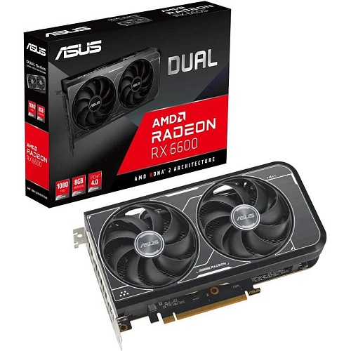 Видеокарта Asus Dual Radeon RX 6600 V3 8G (90YV0GP3-M0NA00) UA Видеокарта Asus Dual Radeon RX 6600 V3 8G (90YV0GP3-M0NA00) UA