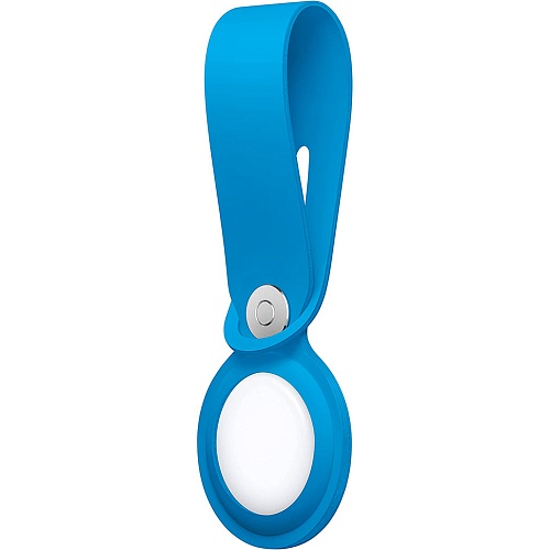 Чехол для поисковой метки Apple AirTag Silicone Loop (Blue) HC