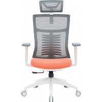 Офисное кресло OfficePro Balance OC550-W-DG-OR White/Dark Gray/Orange Офисное кресло OfficePro Balance OC550-W-DG-OR White/Dark Gray/Orange