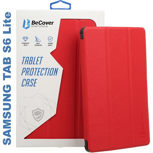 Чохол-книжка BeCover Smart Case для Samsung Galaxy S6 Lite 10.4 P610/P613/P615/P619 (Red) - придбати в Дніпрі, Україні: ціна, характеристики | інтернет-магазин TOUCH