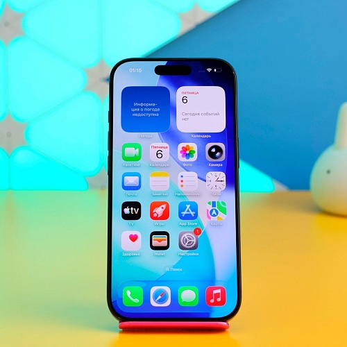 Смартфон Apple iPhone 16 Pro 128GB Black Titanium (MYND3) Б/У