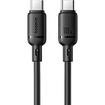 Кабель Baseus Silky Series Type-C to Type-C 100W 1m Black (P10377704113-00) 