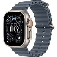 Смарт-годинник Apple Watch Ultra 3 49mm Natural Titanium Case with Anchor Blue Ocean Band (MEWH4) - придбати в Дніпрі, Україні: ціна, характеристики | інтернет-магазин TOUCH
