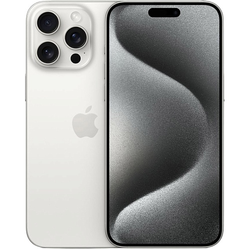 Смартфон Apple iPhone 15 Pro Max 512GB eSIM White Titanium (MU6C3)