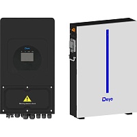 Система зберігання енергії Deye SUN-5K-SG03 Black 5kW + АКБ RW-M6.1-B 6.1kWh (51.2V/120Ah/6144Wh) - придбати в Дніпрі, Україні: ціна, характеристики | інтернет-магазин TOUCH