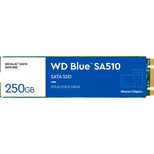 SSD накопитель WD Blue SA510 250GB (WDS250G3B0B)