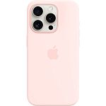 Чохол Silicone Case with MagSafe для Apple iPhone 15 Pro Light Pink AAA
