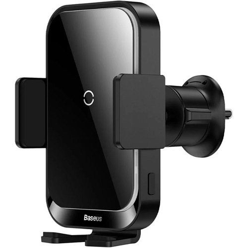 Автодержатель Baseus Halo Electric Wireless Charger 15W Black (SUDD000001)