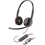 Компьютерная гарнитура Poly Blackwire 3220 USB-A/C (8X228AA)