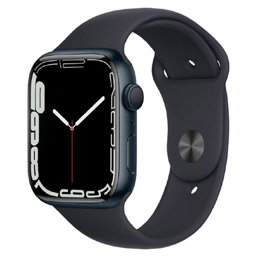Смарт-годинник Apple Watch Series 7 GPS 45mm Midnight Aluminum Case with Midnight Sport Band (MKN53) - придбати в Дніпрі, Україні: ціна, характеристики | інтернет-магазин TOUCH