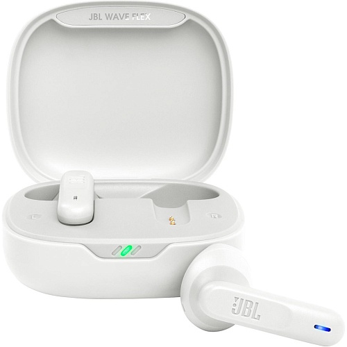 Навушники JBL Wave Flex White (JBLWFLEXWHT) - придбати в Дніпрі, Україні: ціна, характеристики | інтернет-магазин TOUCH